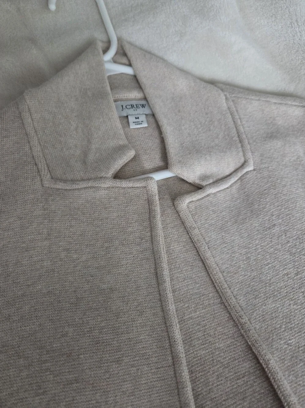 J.Crew Classic Knit Taupe Blazer